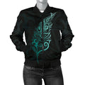 light-silver-fern-new-zealand-women-bomber-jacket-turquoise