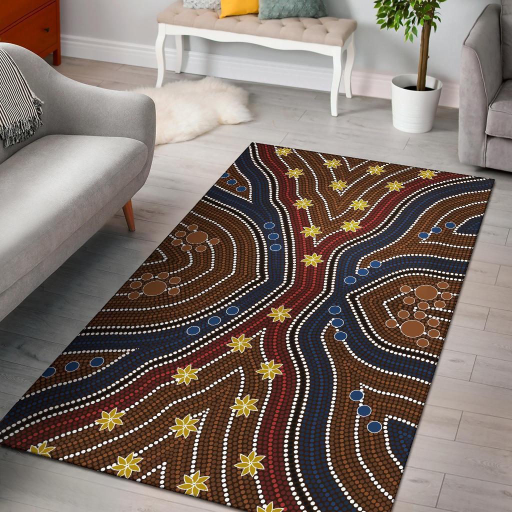 area-rug-aboriginal-dot-painting-depicting-wet
