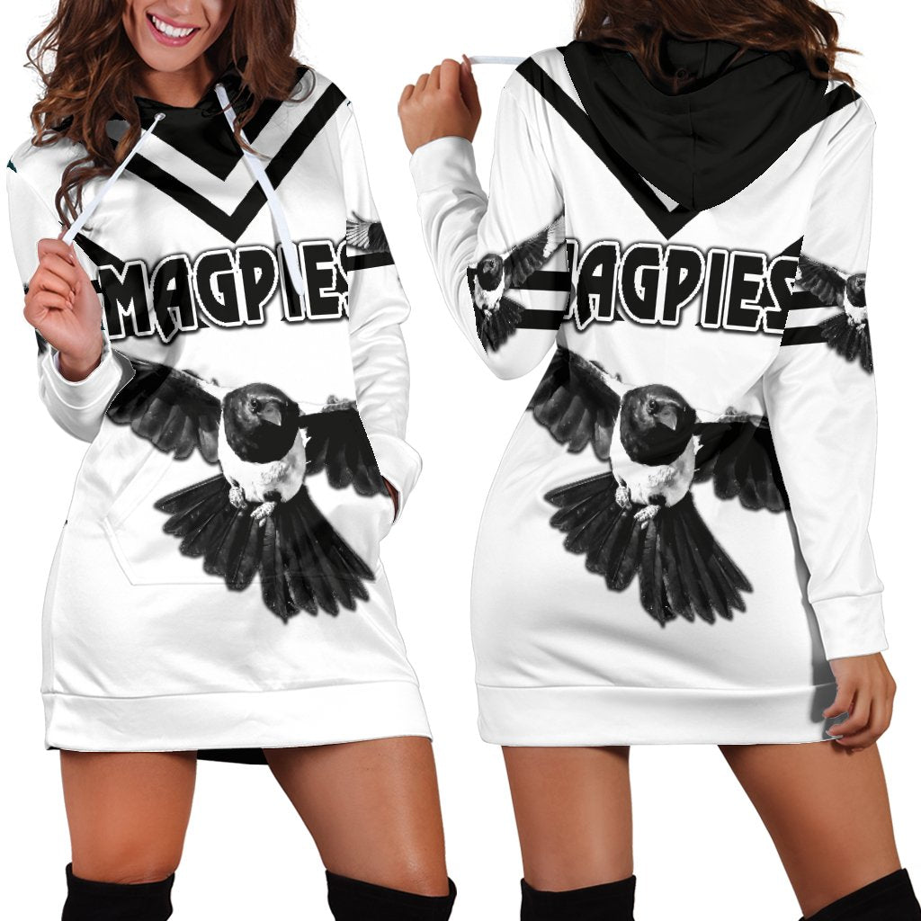 western-suburbs-magpies-womens-hoodie-dress-original-style-white