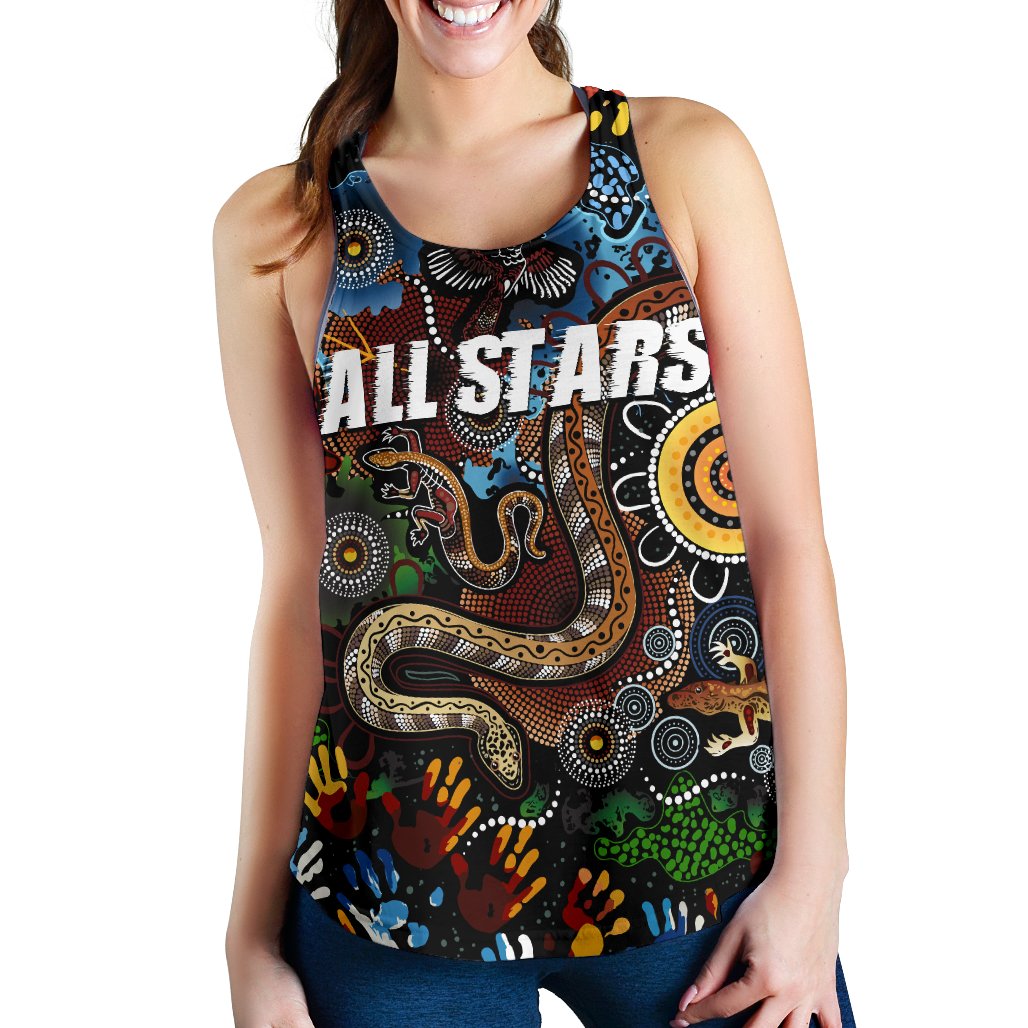 Australia Indigenous Women's Racerback Tank All Stars - Vibe Hoodie