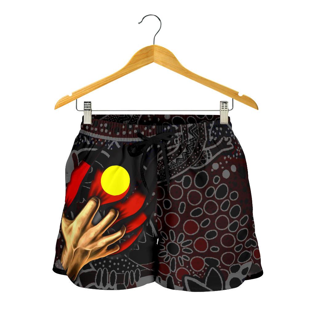 Aboriginal Women's Shorts - Aboriginal Blood In Me - Vibe Hoodie