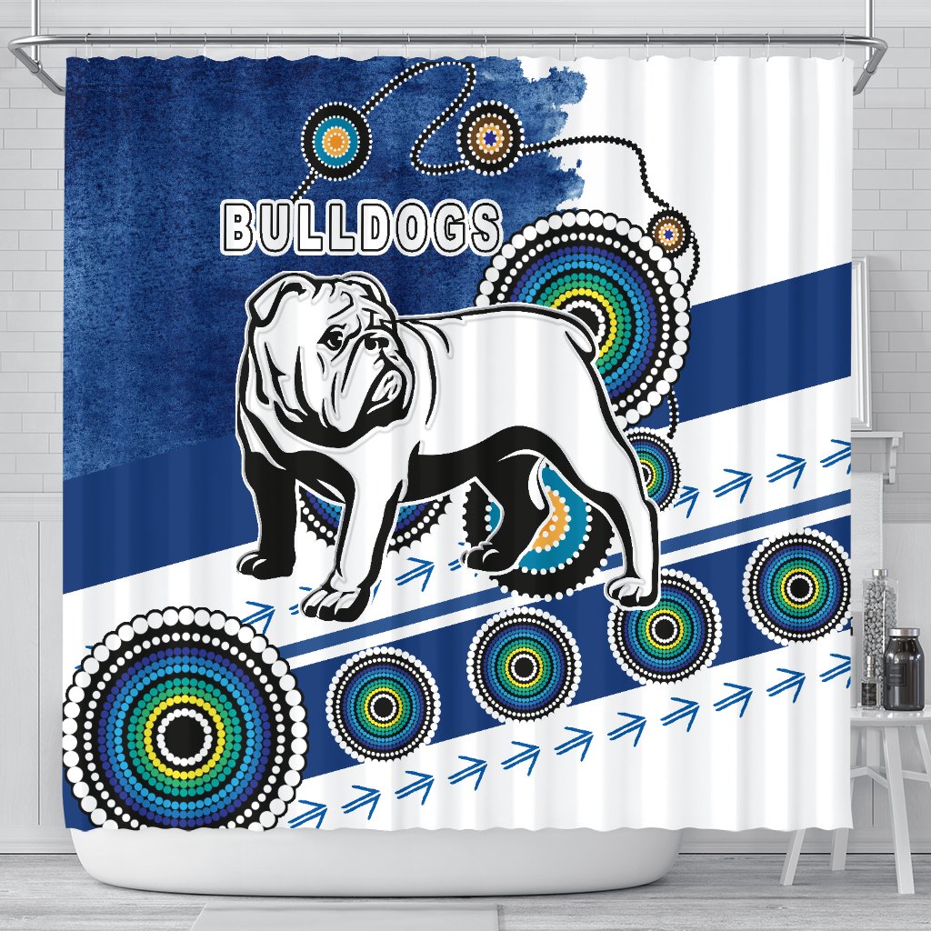 bulldogs-shower-curtain-special-indigenous