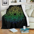 maori-mandala-blanket-green