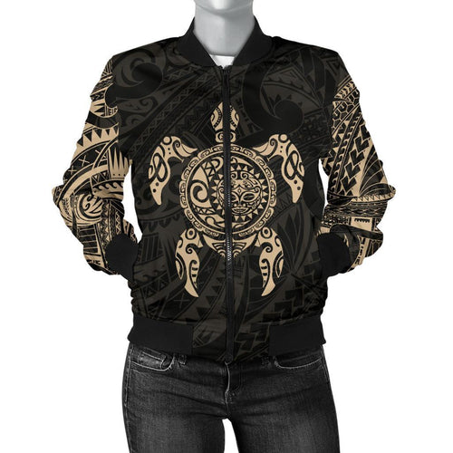 new-zealand-women-bomber-jacket-maori-turtle-tattoo-gold