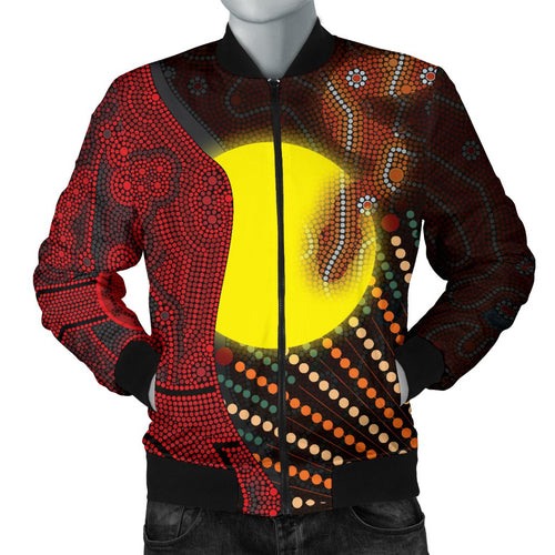 aboriginal-mens-bomber-jacket-indigenous-snake-sun-dot-painting