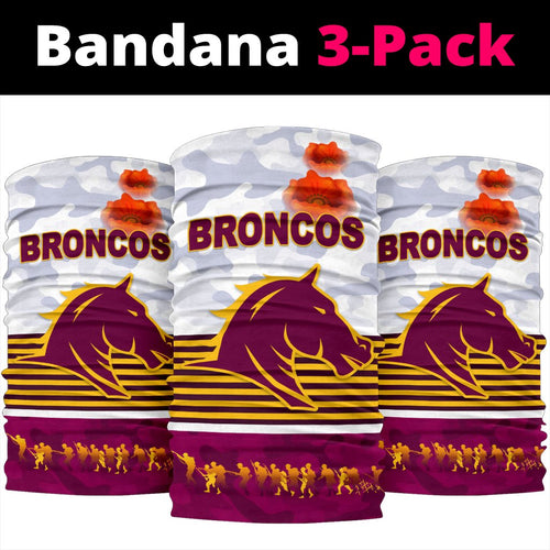 brisbane-broncos-bandana-3-pack-anzac-day-simple-style-white