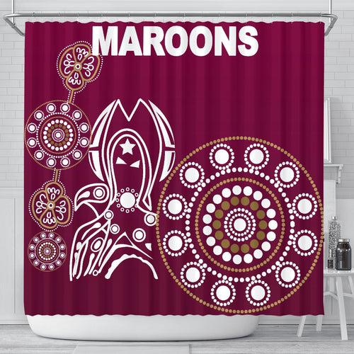 queensland-shower-curtain-maroons-simple-indigenous