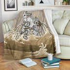 maori-manaia-the-blue-sea-premium-blanket-golden