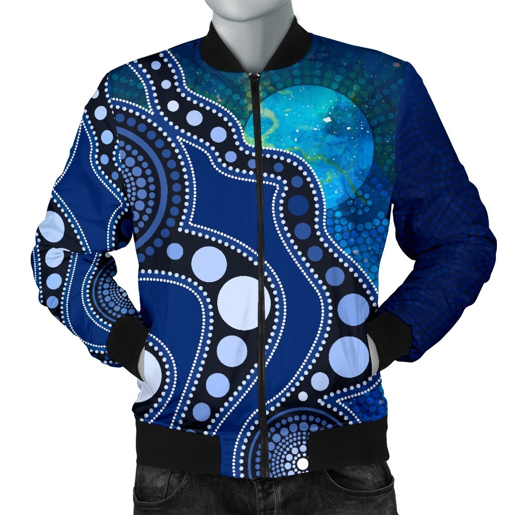 aboriginal-mens-bomber-jacket-australia-indigenous-flag-circle-dot-painting-art-blue