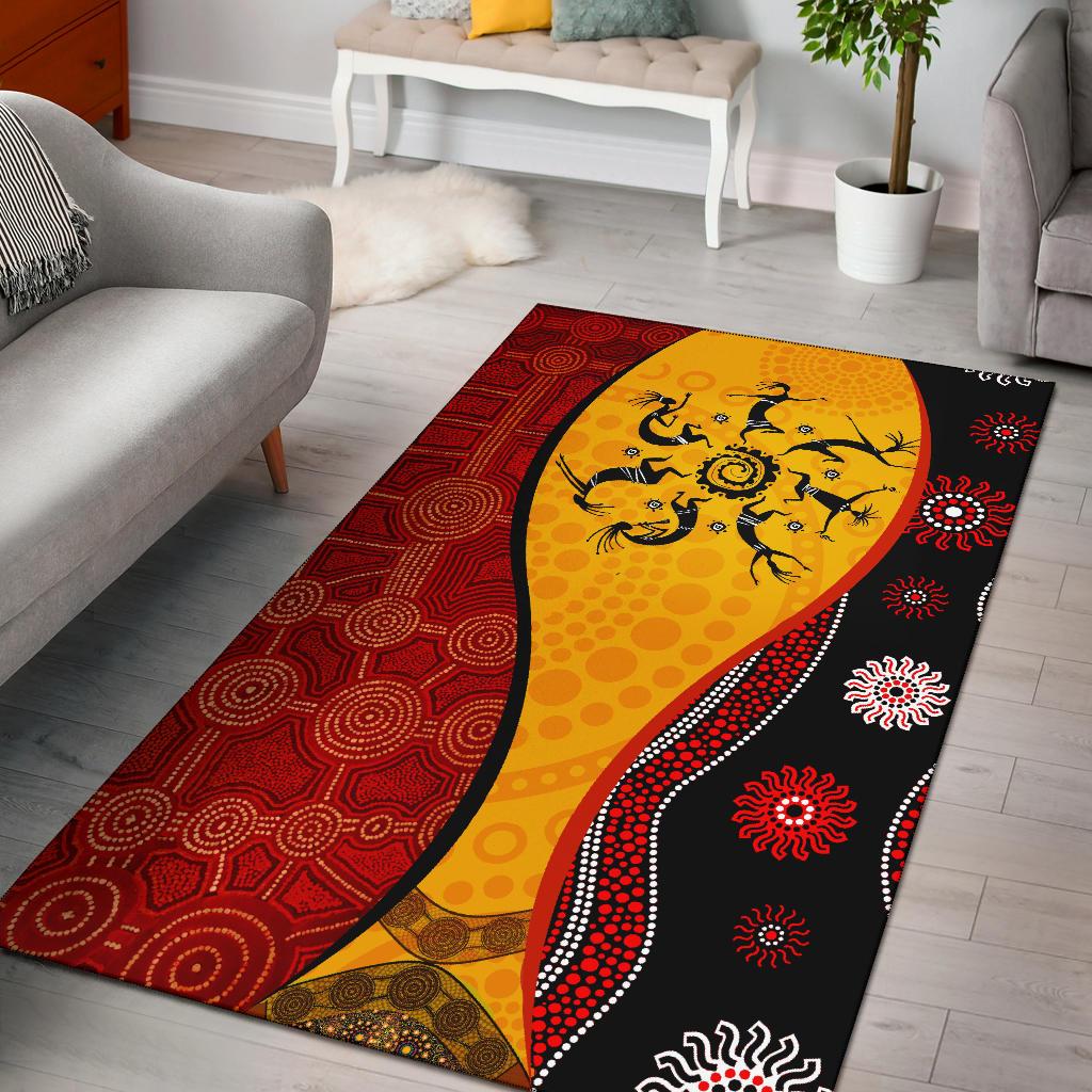 aboriginal-rugs-koori-dot-acrylic-paint-dreamtime-dance