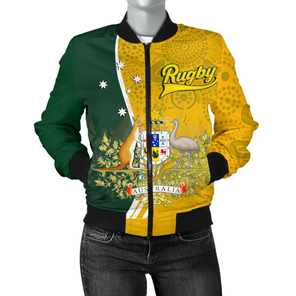 personalised-personalised-womens-bomber-jackdet-australia-coat-of-arm-in-rugby-style