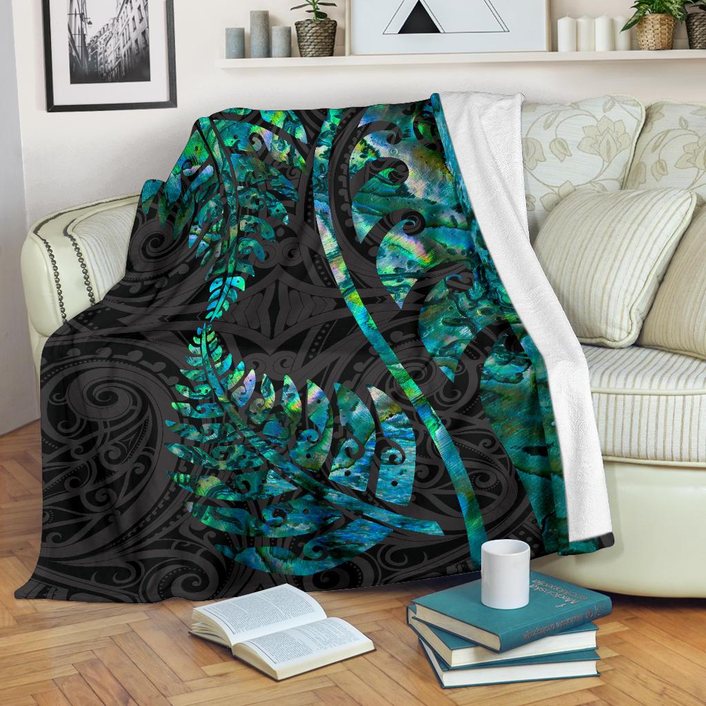 aotearoa-maori-premium-blanket-silver-fern-koru-vibes