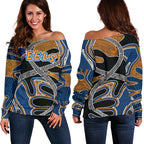 Parramatta Off Shoulder Sweater Eels Indigenous Version - Vibe Hoodie