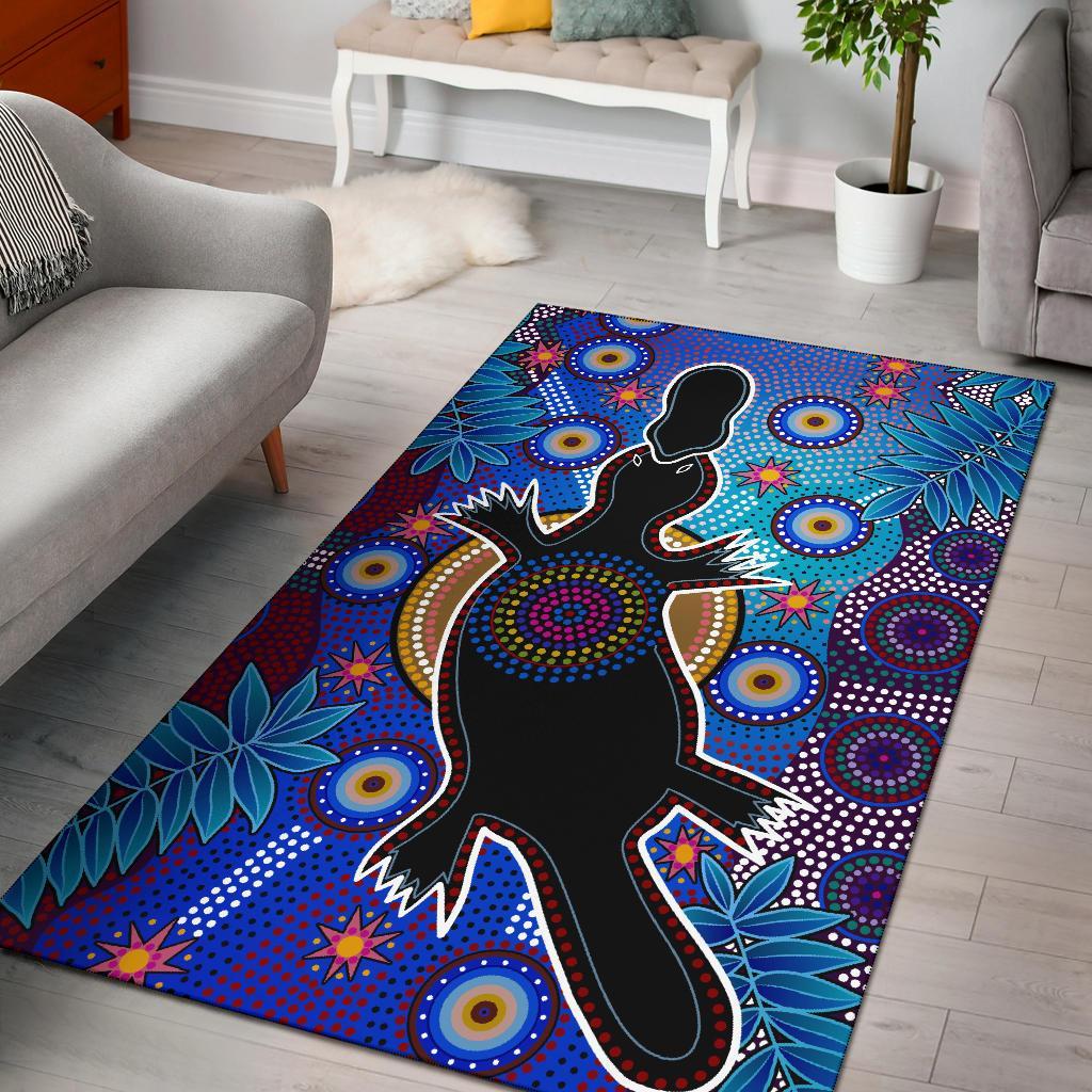 aboriginal-area-rug-indigenous-platypus