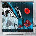 sharks-shower-curtain-cronulla-anzac-day