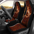 aboriginal-personalised-car-seat-covers-indigenous-lizard-dreaming