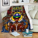 custom-text-the-land-owns-us-premium-blanket