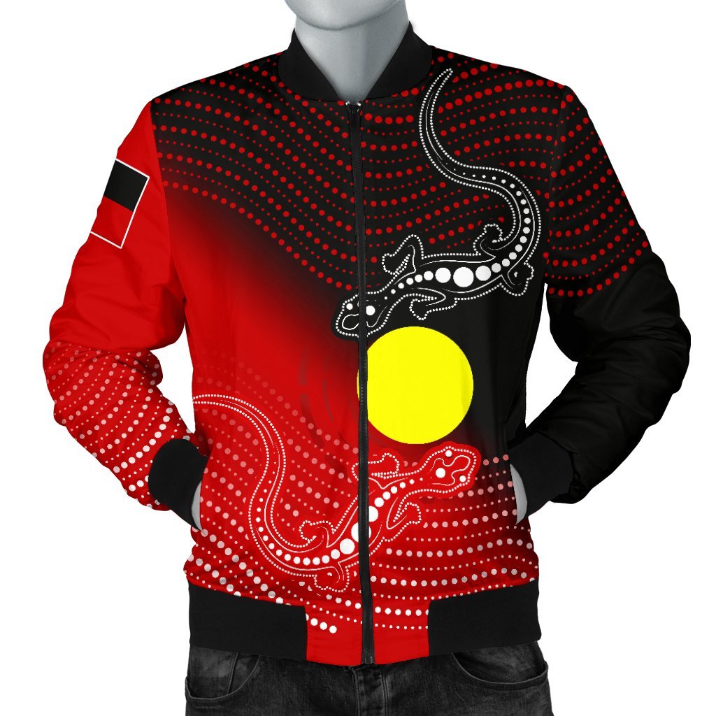 aboriginal-mens-bomber-jacket-two-indigenous-lizard