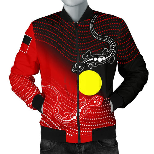 aboriginal-mens-bomber-jacket-two-indigenous-lizard