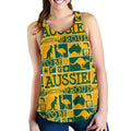 Racerback Tank - Symbol Tank Top Aussie - Women - Vibe Hoodie