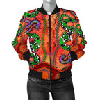 aboriginal-womens-bomber-jacket-aussie-indigenous-patterns-orange