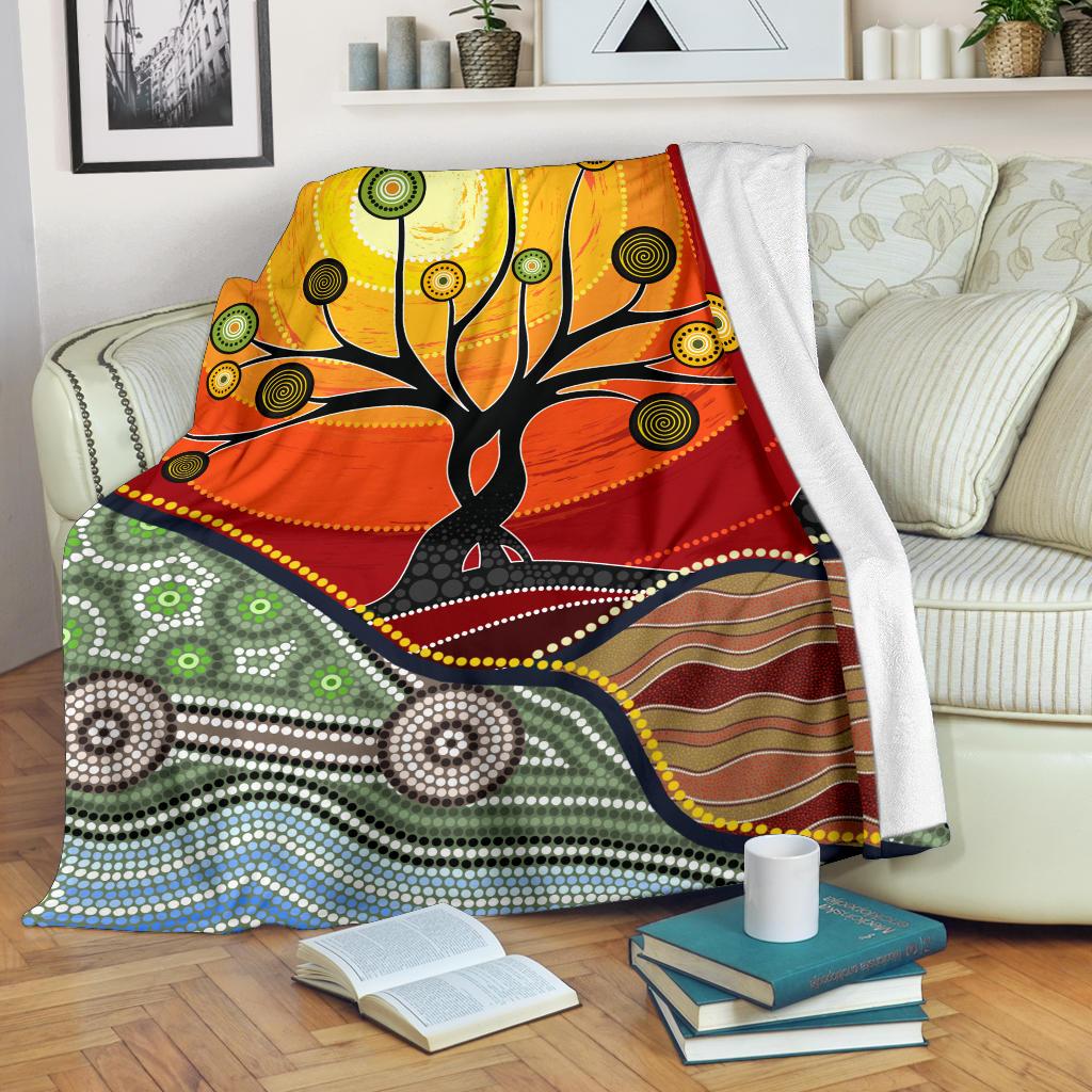 premium-blanket-australian-aboriginal-tree