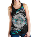Maori New Zealand Women's Racerback Tank Hei Tiki Sport Style - Vibe Hoodie