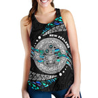 Maori New Zealand Women's Racerback Tank Hei Tiki Sport Style - Vibe Hoodie