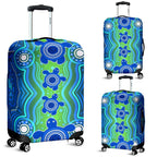 1staustrali-aboriginal-luggage-covers-aboriginal-turtle-family