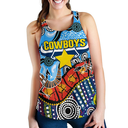 Cowboys Indigenous Women Racerback Tank - Vibe Hoodie