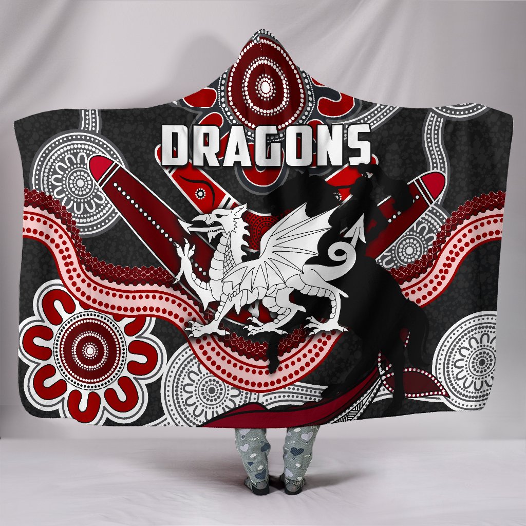 dragons-hooded-blanket-st-george-indigenous-black