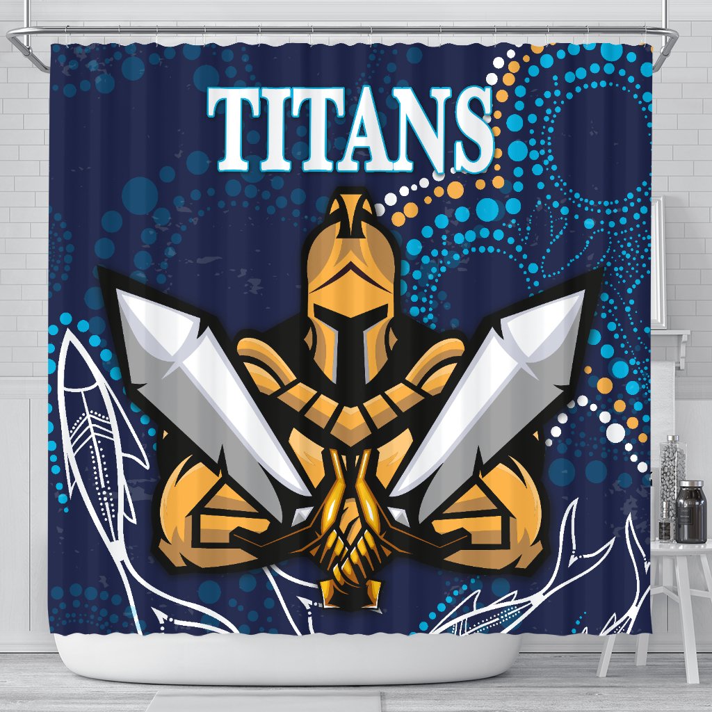 gold-coast-shower-curtain-titans-gladiator-indigenous