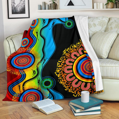 premium-blanket-aboriginal-blanket-blue-dream