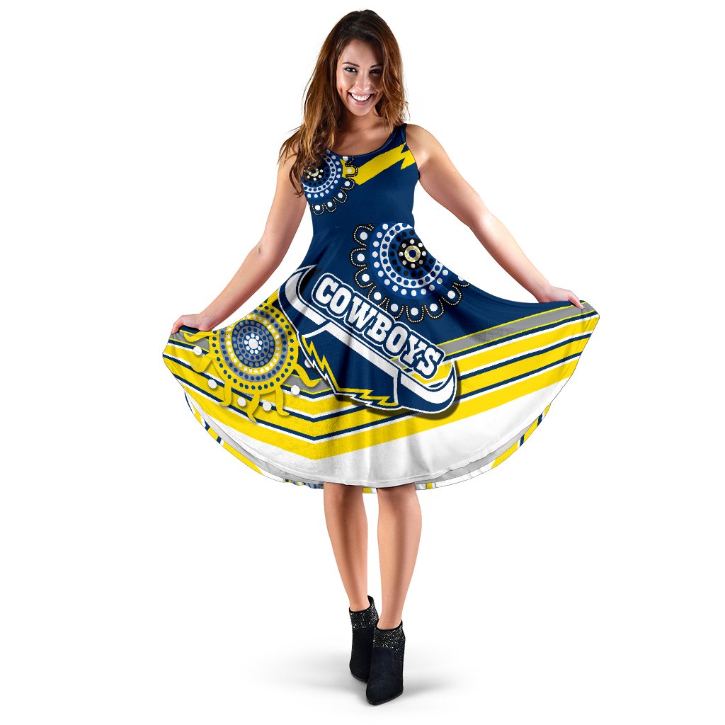 Proud Cowboys Women's Dress Indigenous North Queensland - Vibe Hoodie