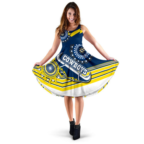 Proud Cowboys Women's Dress Indigenous North Queensland - Vibe Hoodie