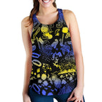 Racerback Tank - Australian Aboriginal Golden Wattle - Women - Vibe Hoodie