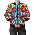 aboriginal-womens-bomber-jacket-indigenous-circle-dot-painting-ver02