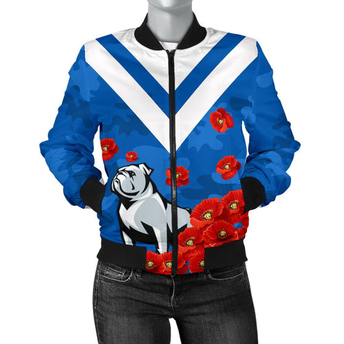 bulldogs-women-bomber-jacket-poppy-flowers