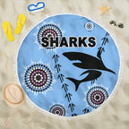 cronulla-beach-blanket-sharks-simple-indigenous-blue