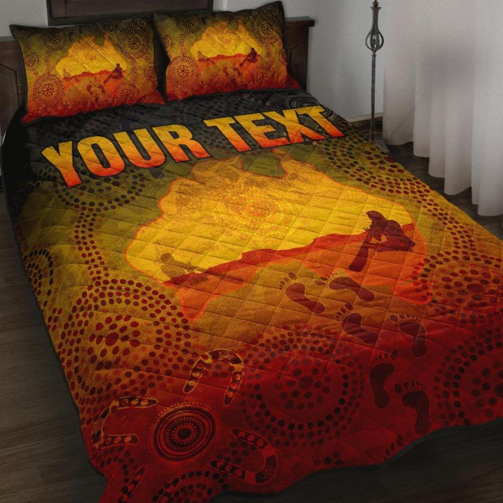 custom-aboriginal-quilt-bed-set-australian-map-with-indigenous-color