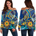 Parramatta Off Shoulder Sweater Eels Indigenous - Vibe Hoodie