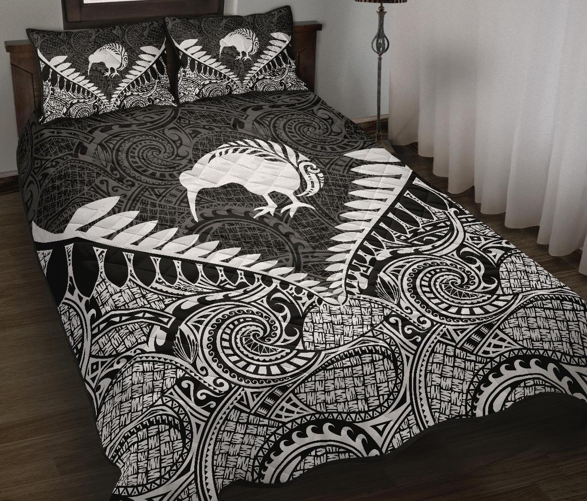 kiwi-silver-fern-classic-quilt-bed-set-white