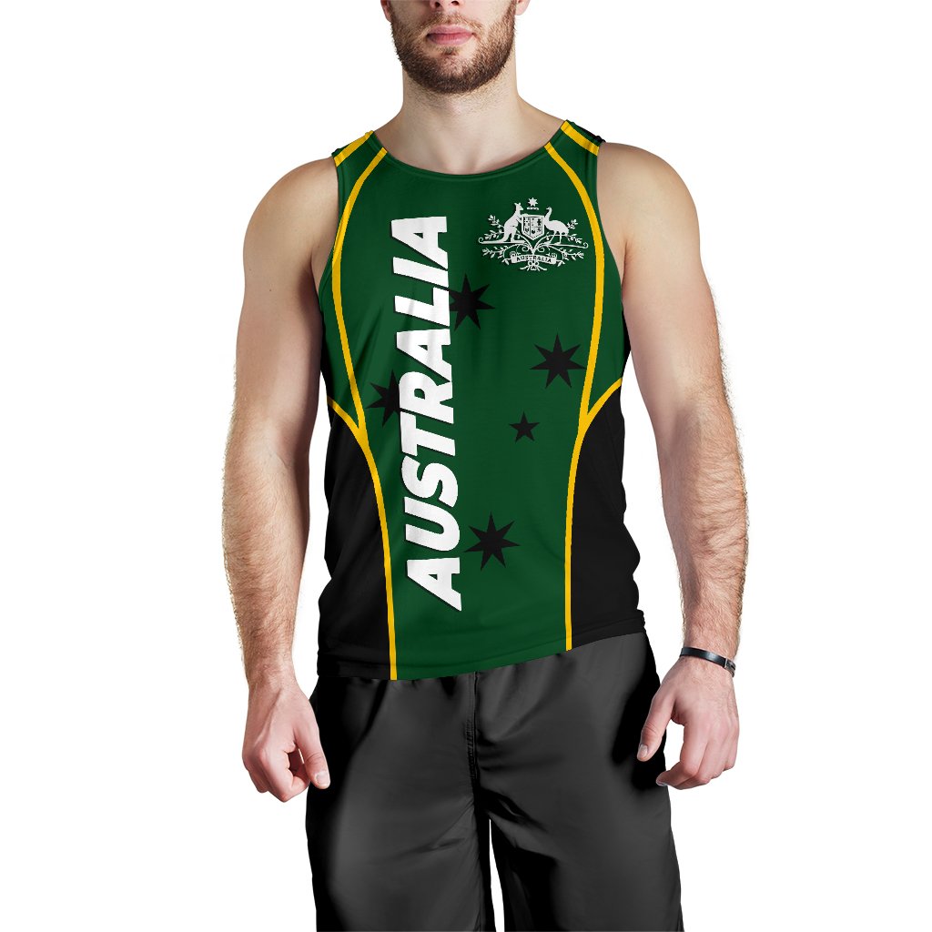 mens-tank-top-australian-coat-of-arms-green-mens-tank-men