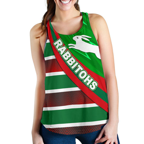South Sydney Rabbitohs Women Racerback Tank Victorian Vibes - Vibe Hoodie
