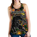 Penrith Women Racerback Tank Panthers Indigenous Vibes - Vibe Hoodie
