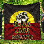 premium-quilt-aboriginal-black-lives-matter-sun-dot-painting