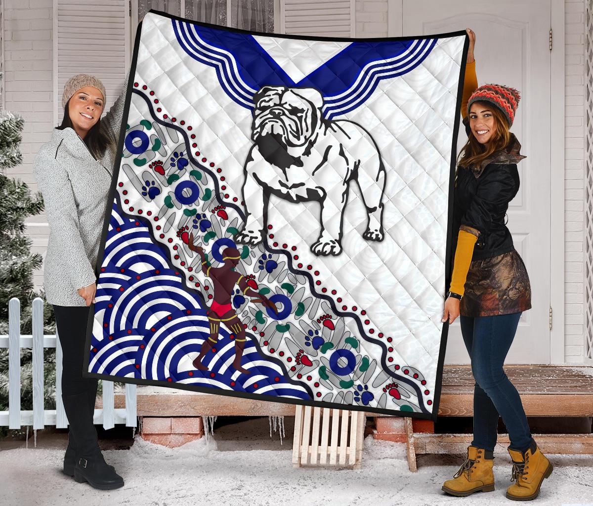 bulldogs-premium-quilt-indigenous