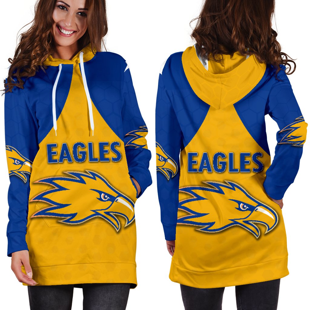 eagles-hoodie-dress-west-coast-for-women-gold