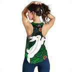Rabbitohs Women Racerback Tank Simple Indigenous - Vibe Hoodie