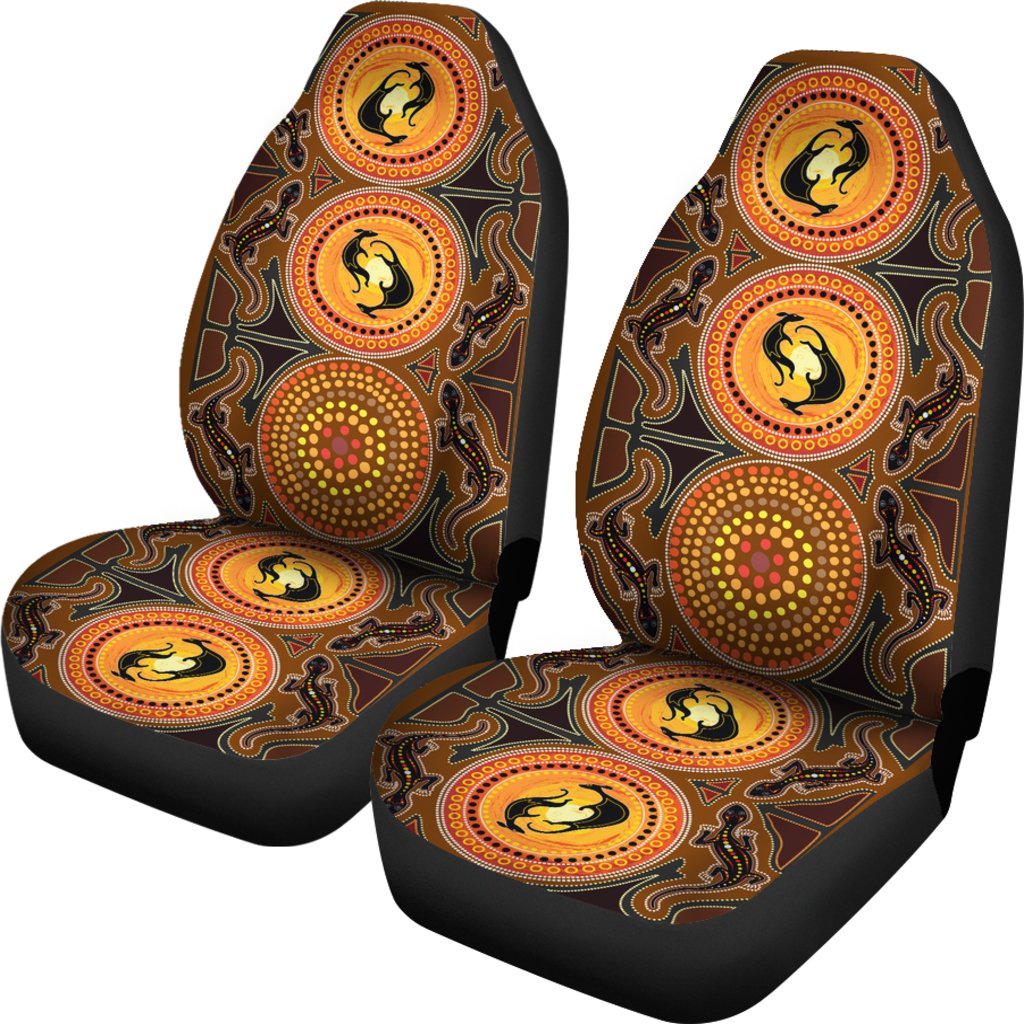 car-seat-covers-aboriginal-dot-painting-lizard